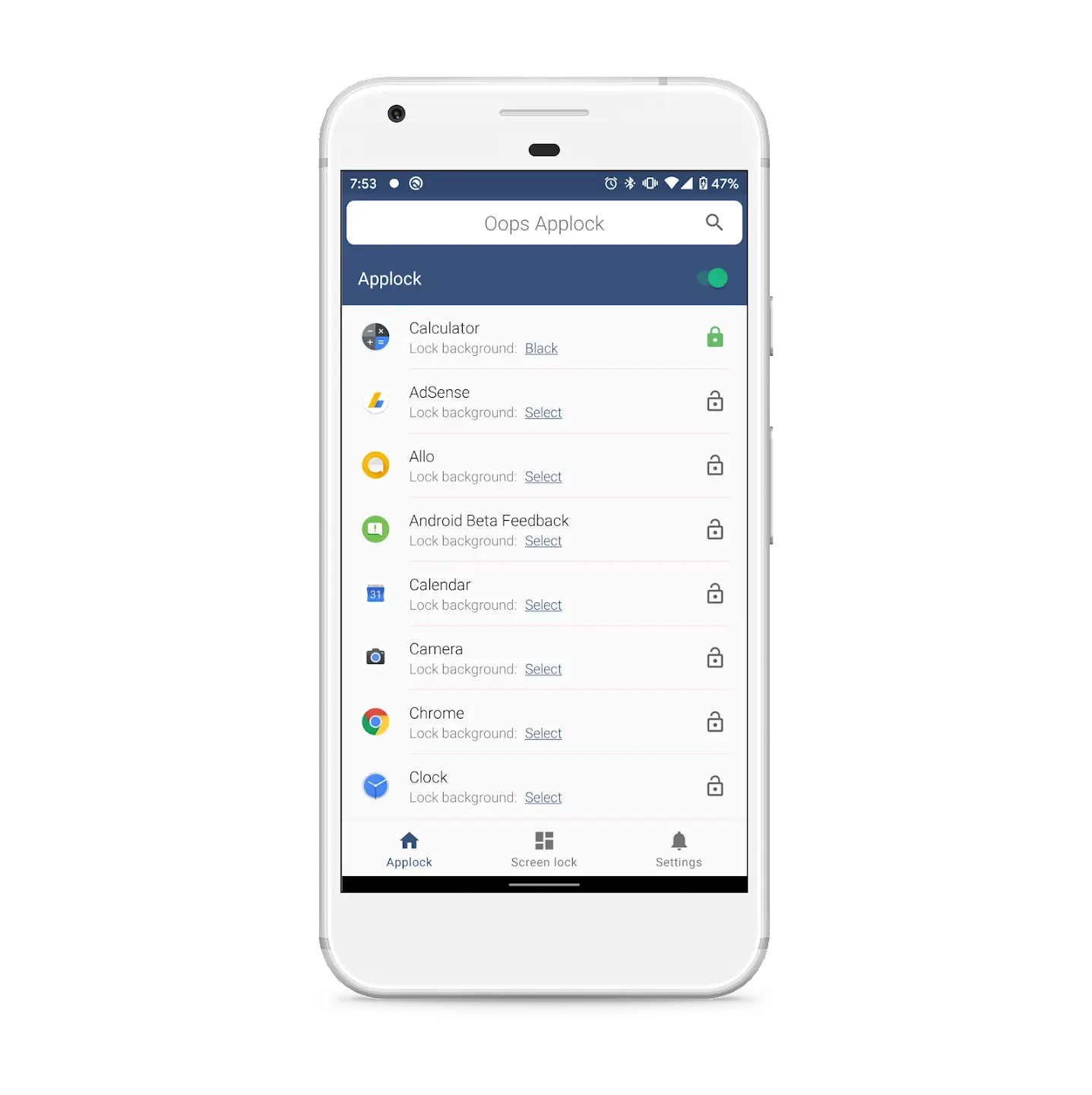 Screenshot Oops AppLock APK untuk Android