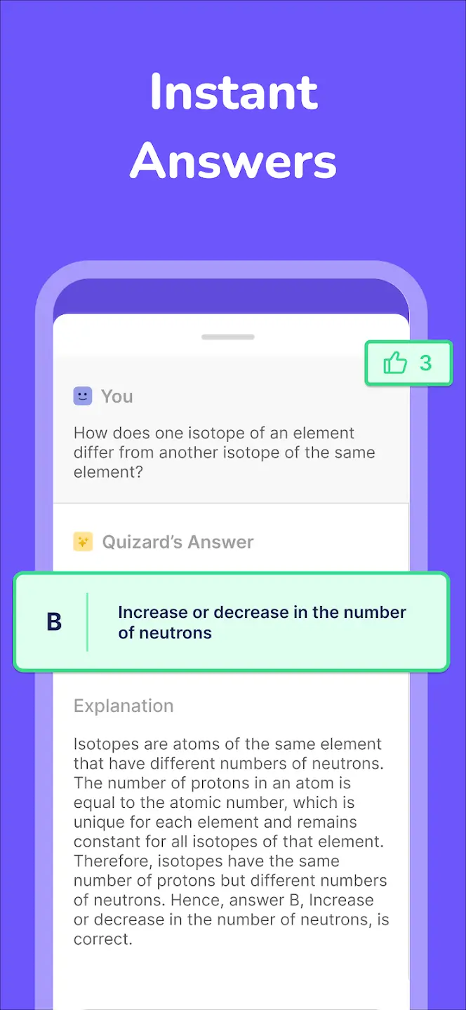 Screenshot Quizard AI APK untuk Belajar dan Mengerjakan Tugas