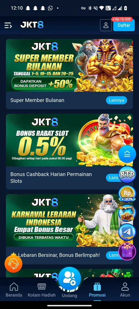 Screenshot JKT8 APK v9.82