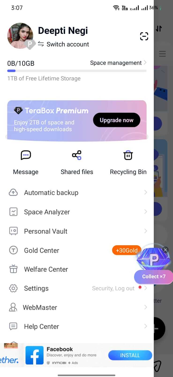 Screenshot TeraBox APK v4.16.7