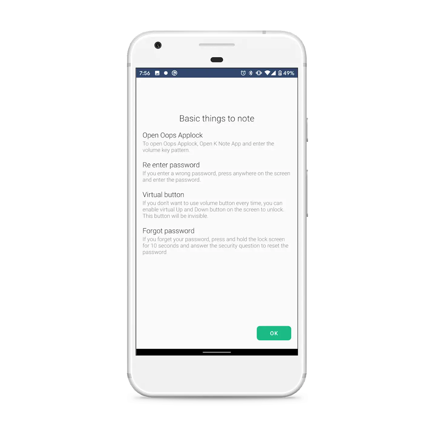 Screenshot Oops AppLock APK untuk Android