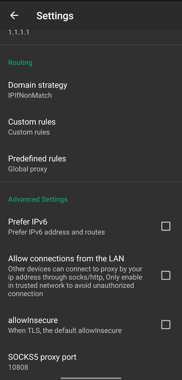 Screenshot 100MB VPN APK v1.8 Download untuk Android