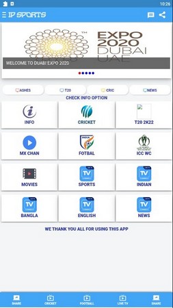 Screenshot IP Sports APK v9.1 untuk Streaming Olahraga di Android