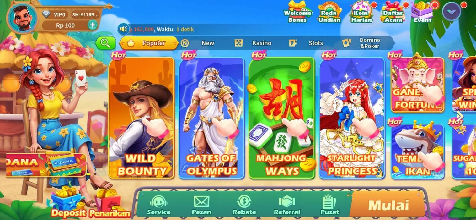 Screenshot PT777 APK v13.99: Game Slot dan Kartu Seru di Android