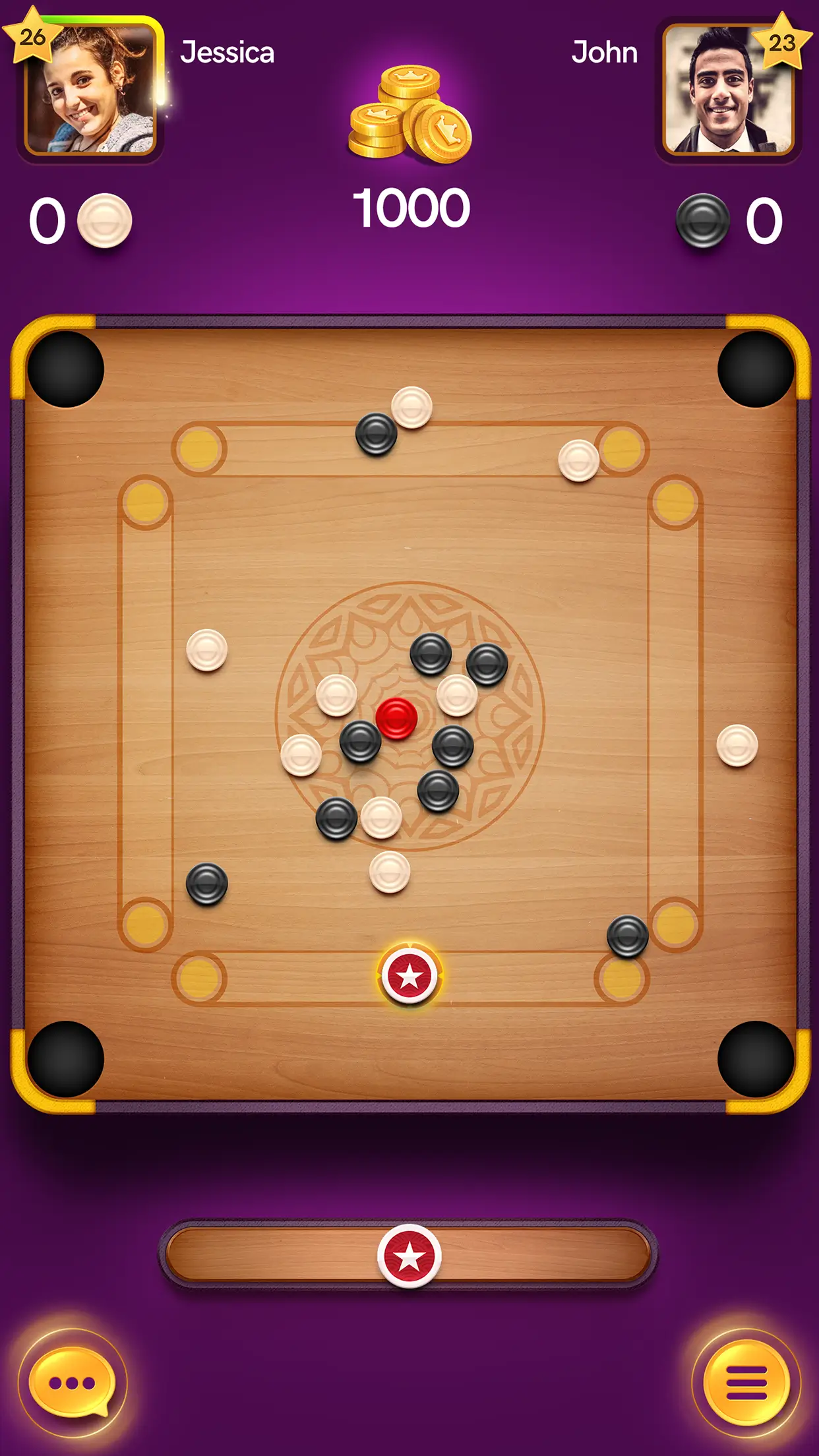 Screenshot Carrom Pool MOD APK v18.14.0 (Unlimited Money)