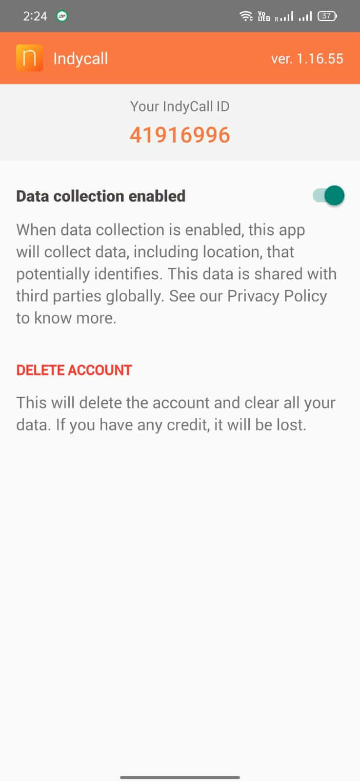 Screenshot Indycall APK 1.17.4 - Telepon Nomor Langsung dengan Kredit Gratis