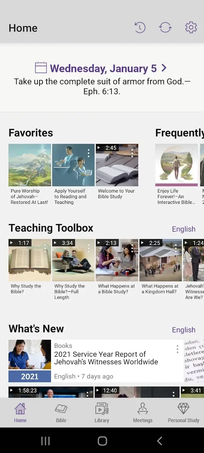 Screenshot JW Library APK