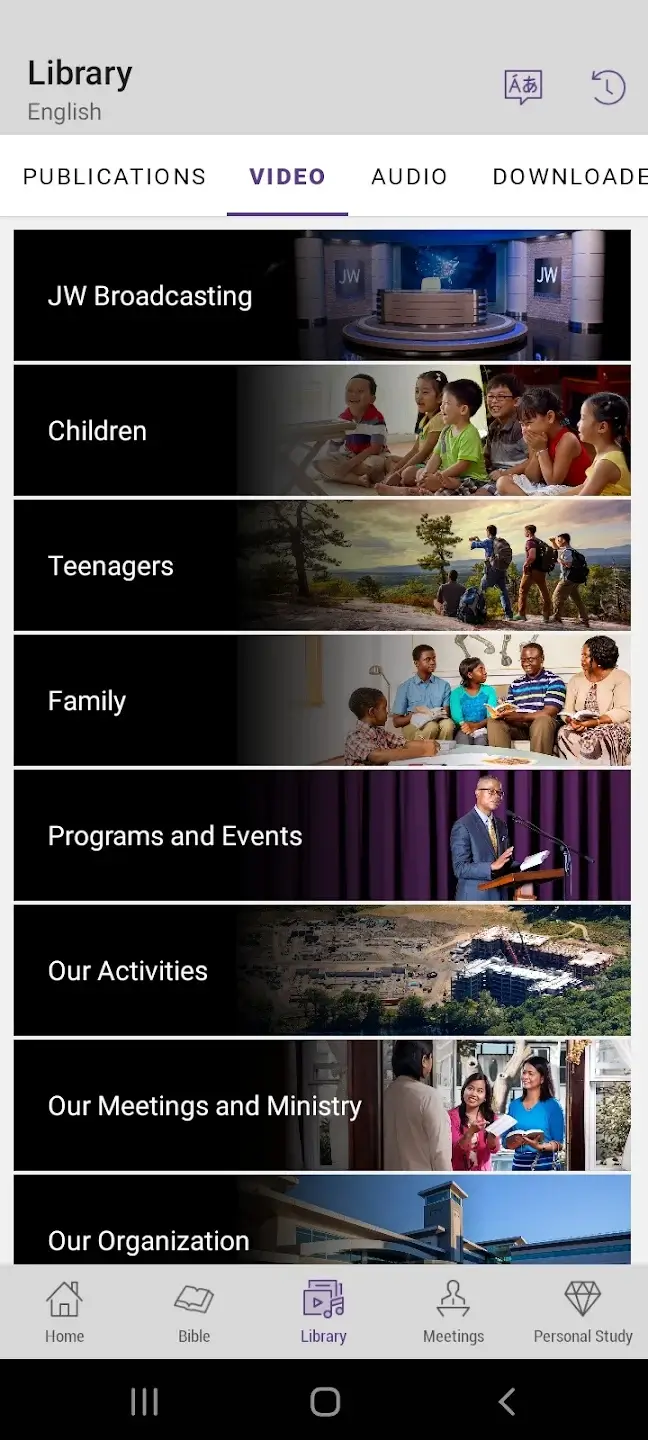 Screenshot JW Library APK
