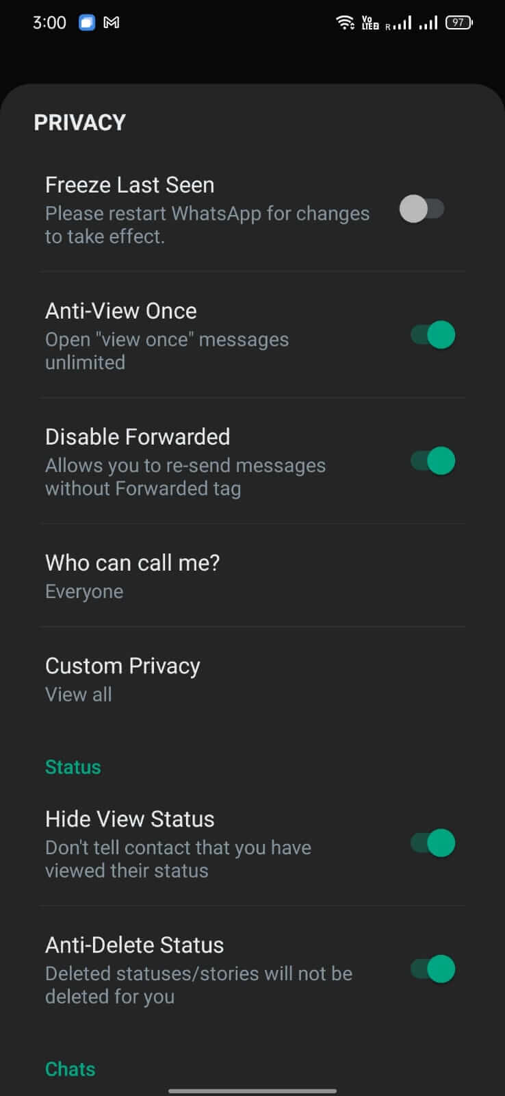 Screenshot WhatsGold APK 44.10 untuk Android