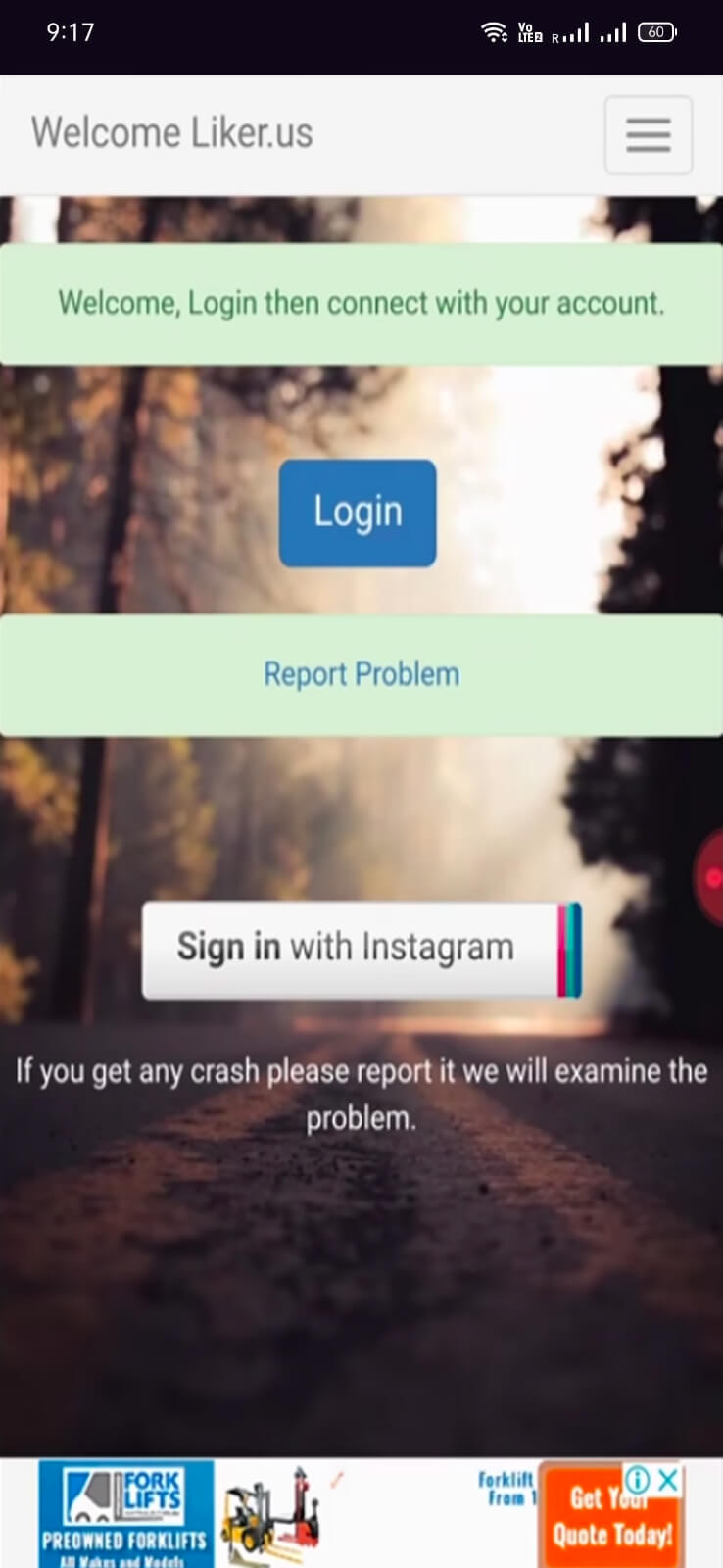 Screenshot Liker.us APK