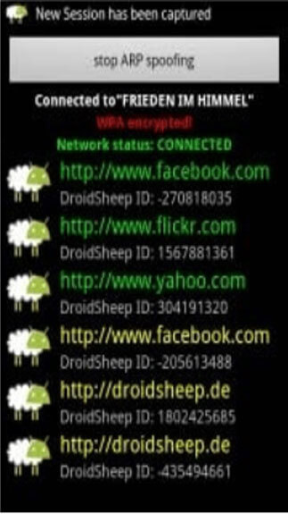 Screenshot DroidSheep APK