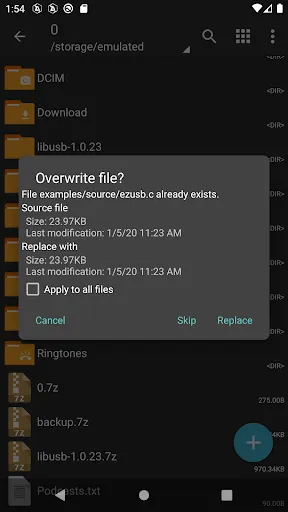 Screenshot ZArchiver Donate APK 1.0.10