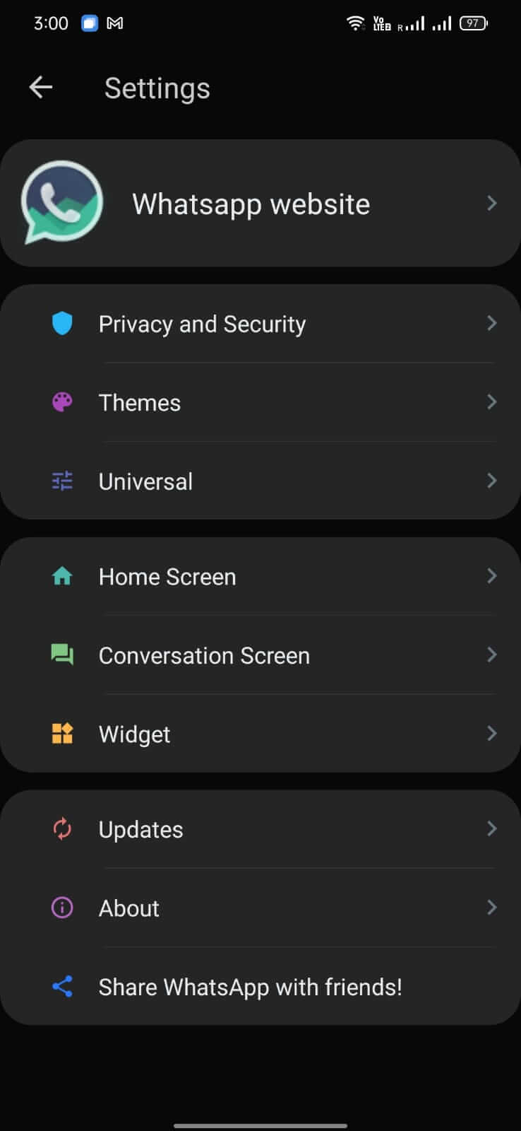 Screenshot WhatsGold APK 44.10 untuk Android