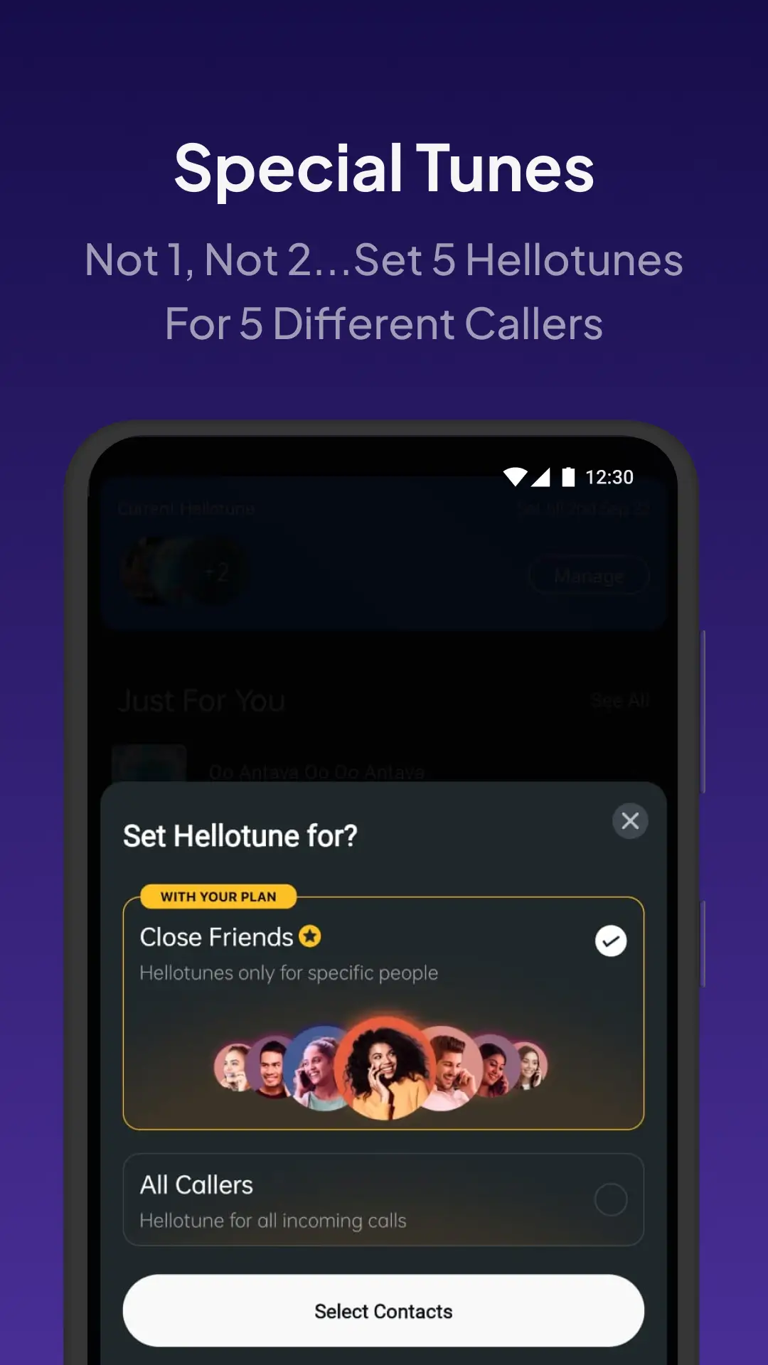 Screenshot Wynk Music APK untuk Streaming Lagu dan Podcast