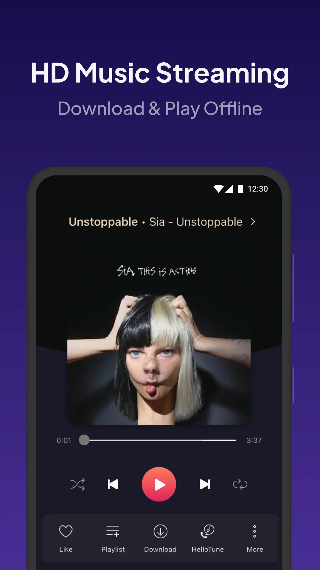 Screenshot Wynk Music APK untuk Streaming Lagu dan Podcast
